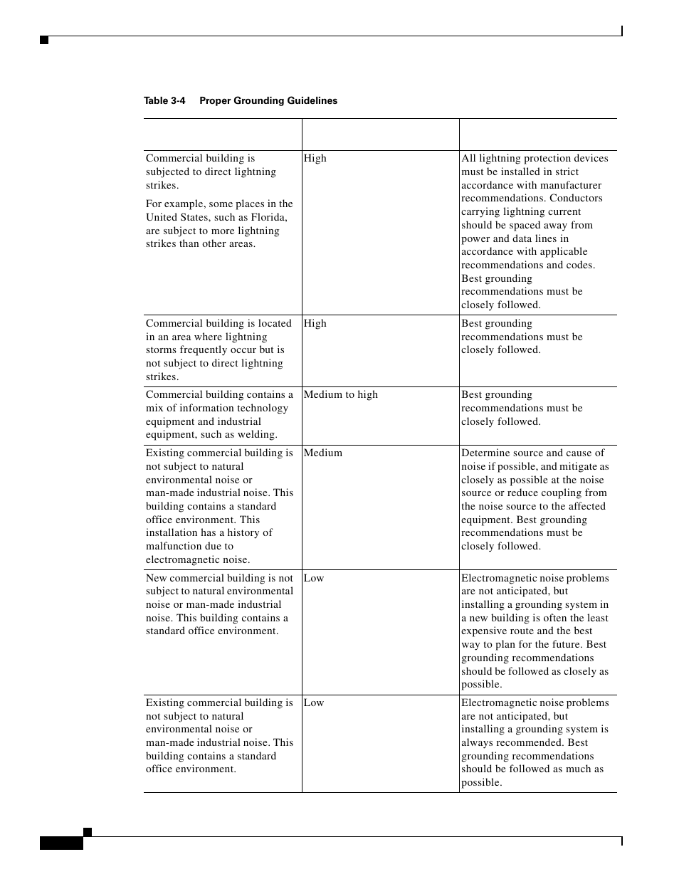 Table 3-4 | Cisco 5000 Series User Manual | Page 78 / 142