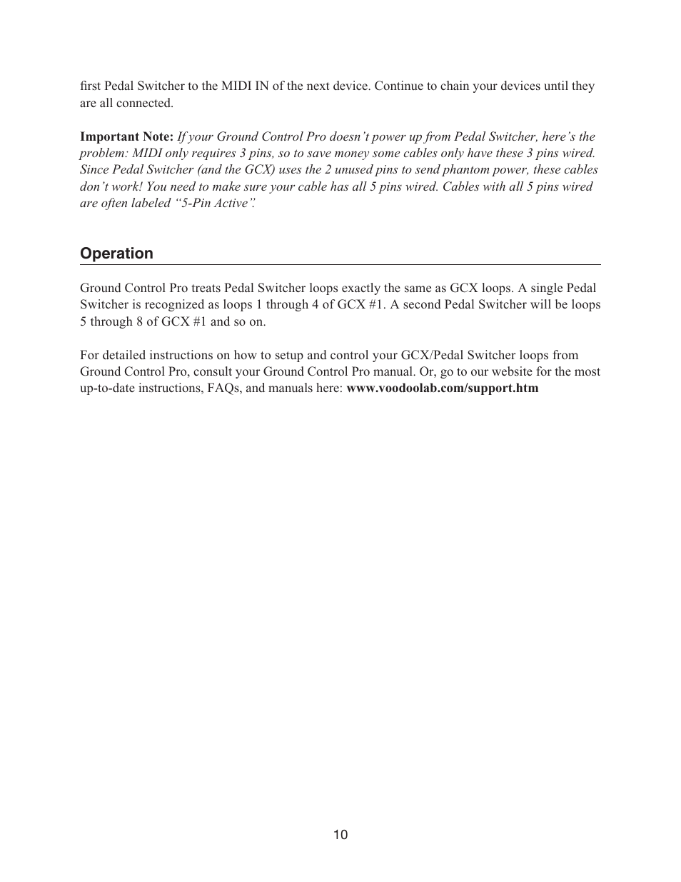 Voodoo Lab Pedal Switcher User Manual | Page 12 / 14