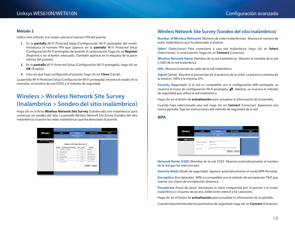 Sondeo del sitio inalámbrico) 10 | Cisco WES610N User Manual | Page 137 / 546