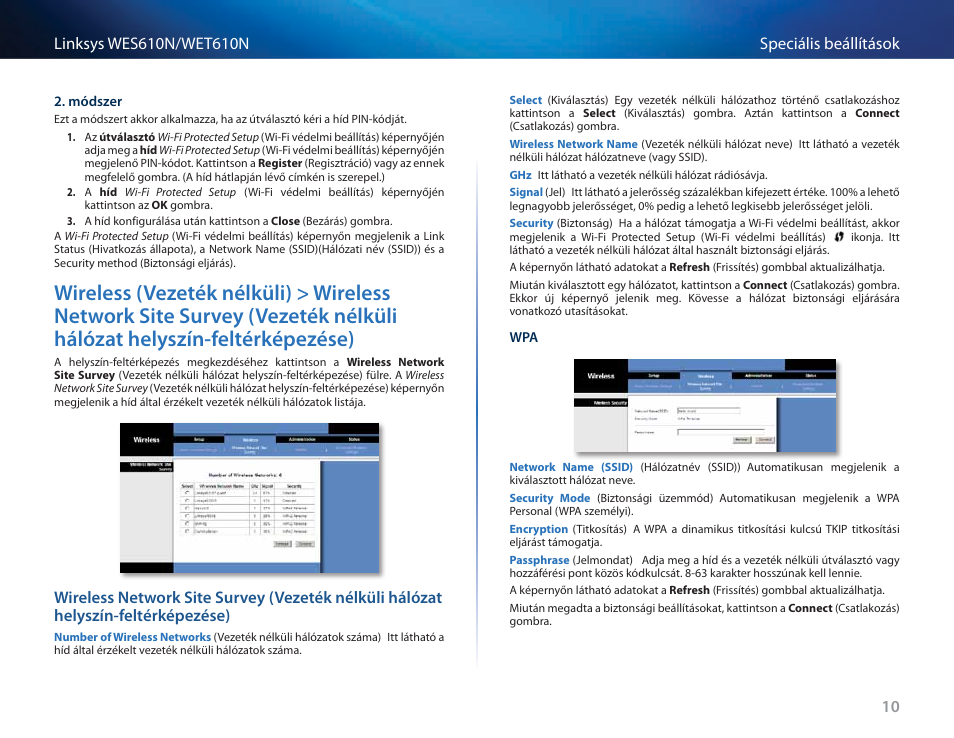 Feltérképezése) | Cisco WES610N User Manual | Page 242 / 546