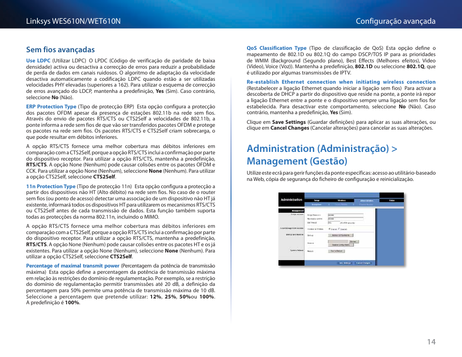 Sem fios avançadas | Cisco WES610N User Manual | Page 372 / 546