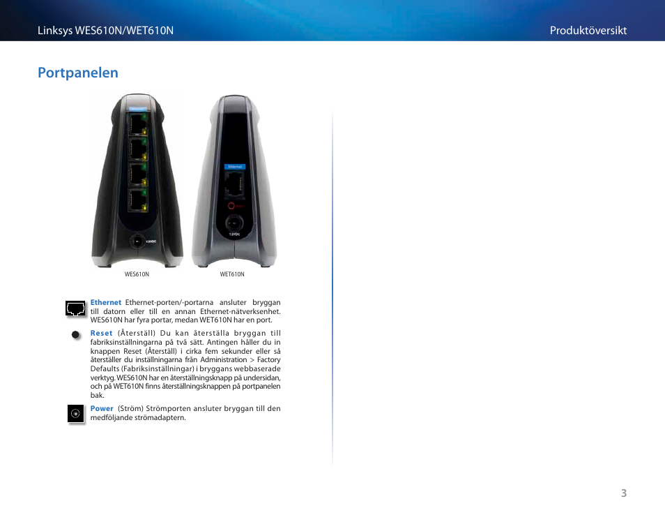Portpanelen | Cisco WES610N User Manual | Page 424 / 546