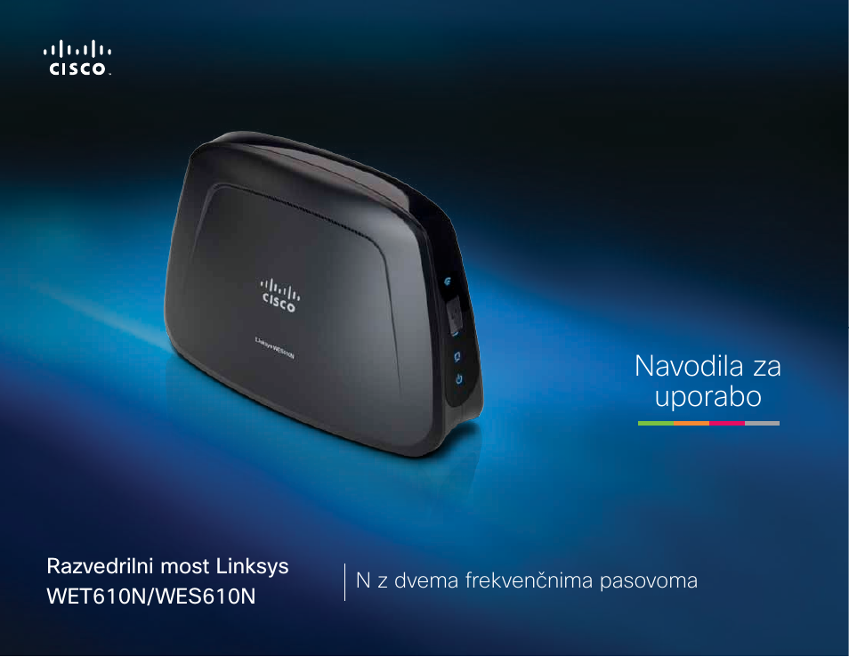 Slovenščina, Navodila za uporabo | Cisco WES610N User Manual | Page 442 / 546