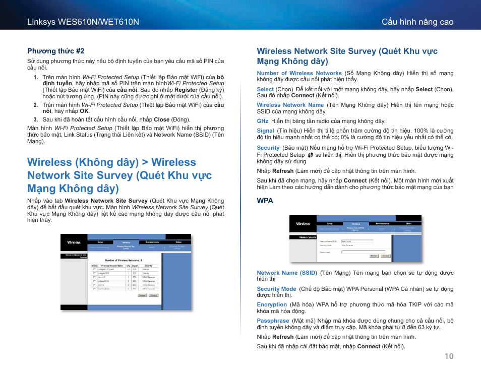 Quét khu vực mạng không dây) | Cisco WES610N User Manual | Page 536 / 546