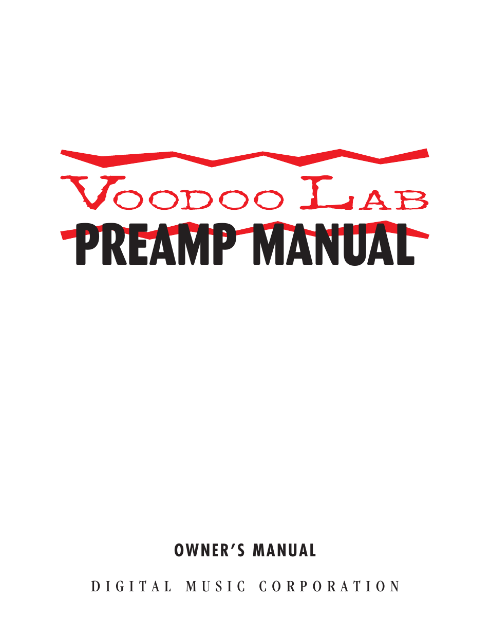 Voodoo Lab Guitar Preamp User Manual | 9 pages