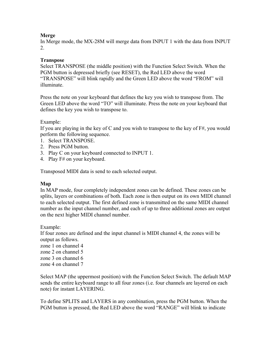 Voodoo Lab MX-28M User Manual | Page 2 / 4