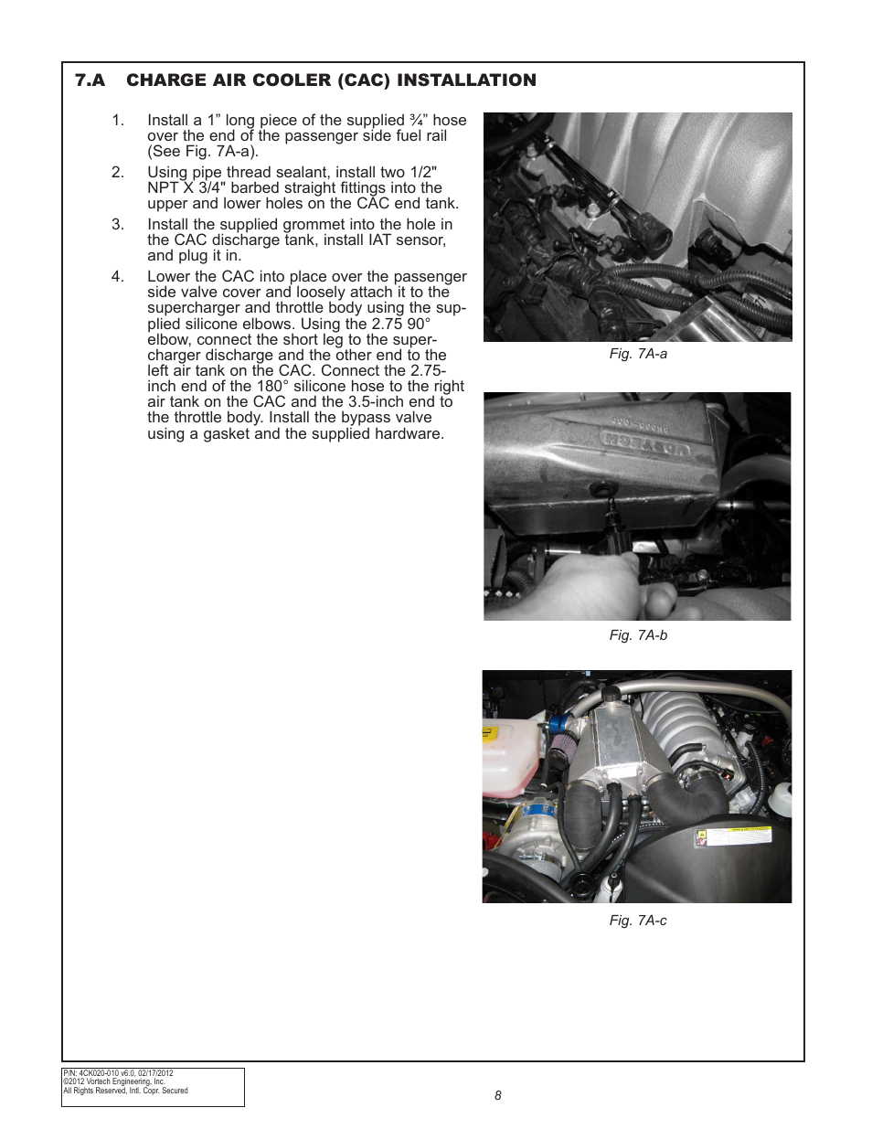 Vortech 2006-2010 6.1L Jeep SRT8 User Manual | Page 18 / 53