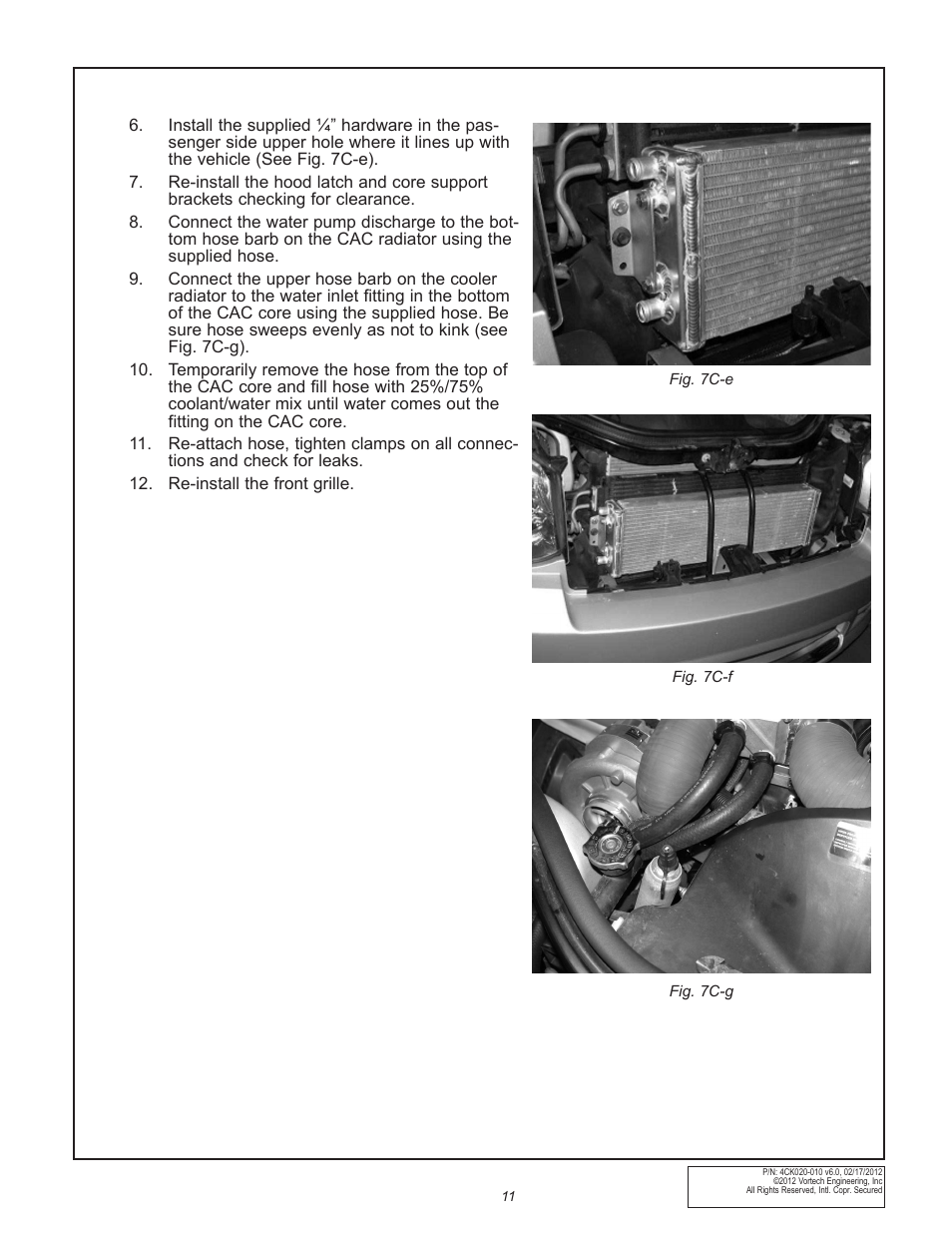 Vortech 2006-2010 6.1L Jeep SRT8 User Manual | Page 21 / 53