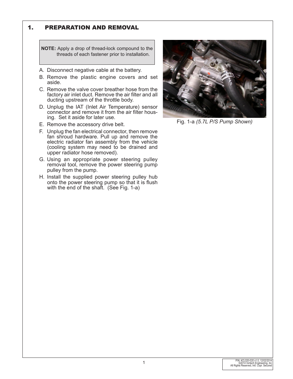Vortech 2011-2012 6.4L Hemi Challenger User Manual | Page 11 / 30