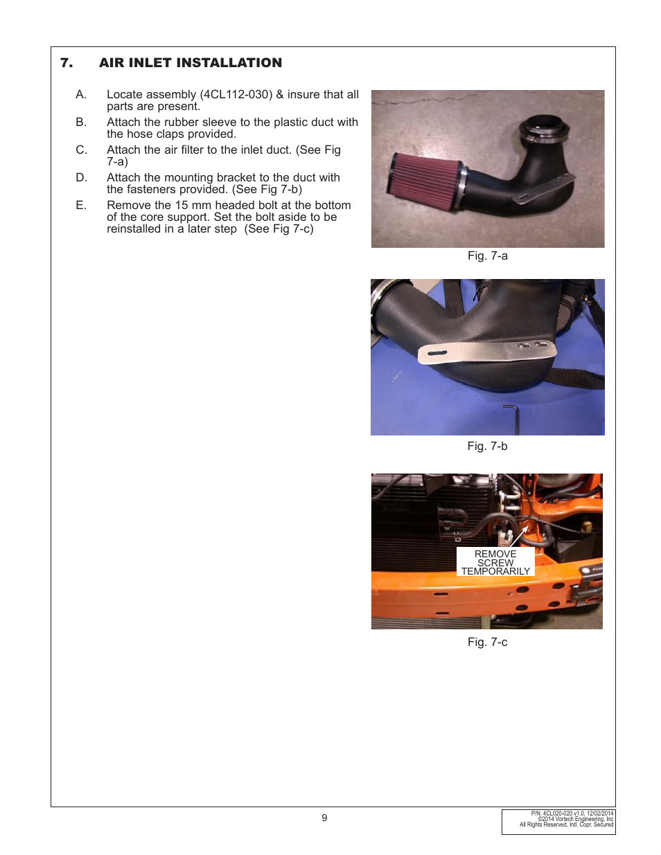 Vortech 2011-2012 6.4L Hemi Challenger User Manual | Page 19 / 30