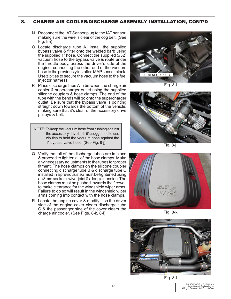 Vortech 2009-2010 5.7L Hemi Cars (Charger, Challenger, 300C) User Manual | Page 27 / 38