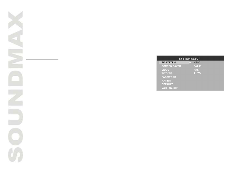 System setup | SoundMax SM-CMD2022 User Manual | Page 32 / 81