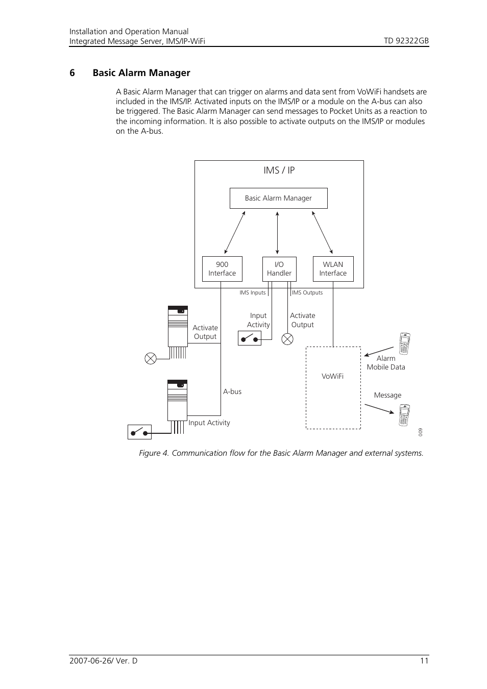 6 basic alarm manager, 6basic alarm manager, Ims / ip | Cisco TD 92322GB User Manual | Page 14 / 34