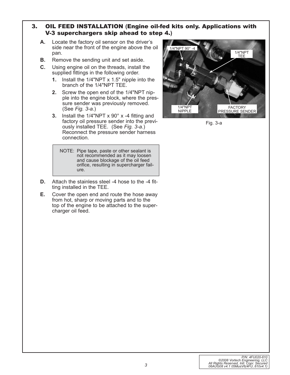 Vortech 2005-2008 Ford 4.0L V6 Mustang User Manual | Page 13 / 42