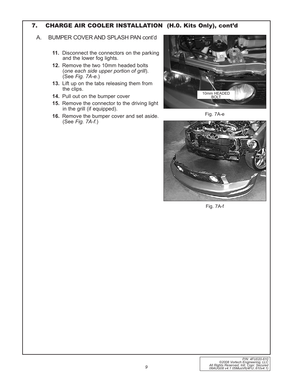 Vortech 2005-2008 Ford 4.0L V6 Mustang User Manual | Page 19 / 42