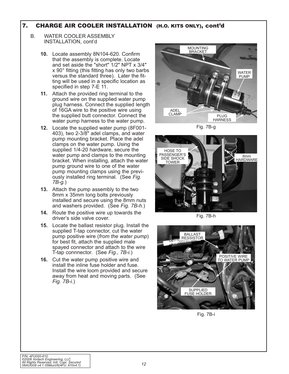 Vortech 2005-2008 Ford 4.0L V6 Mustang User Manual | Page 22 / 42