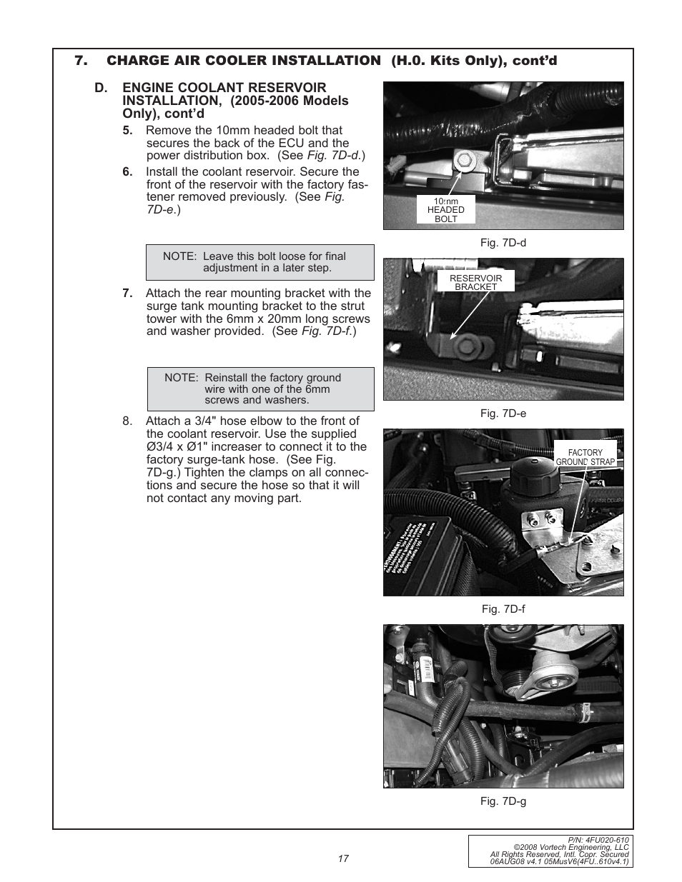 Vortech 2005-2008 Ford 4.0L V6 Mustang User Manual | Page 27 / 42