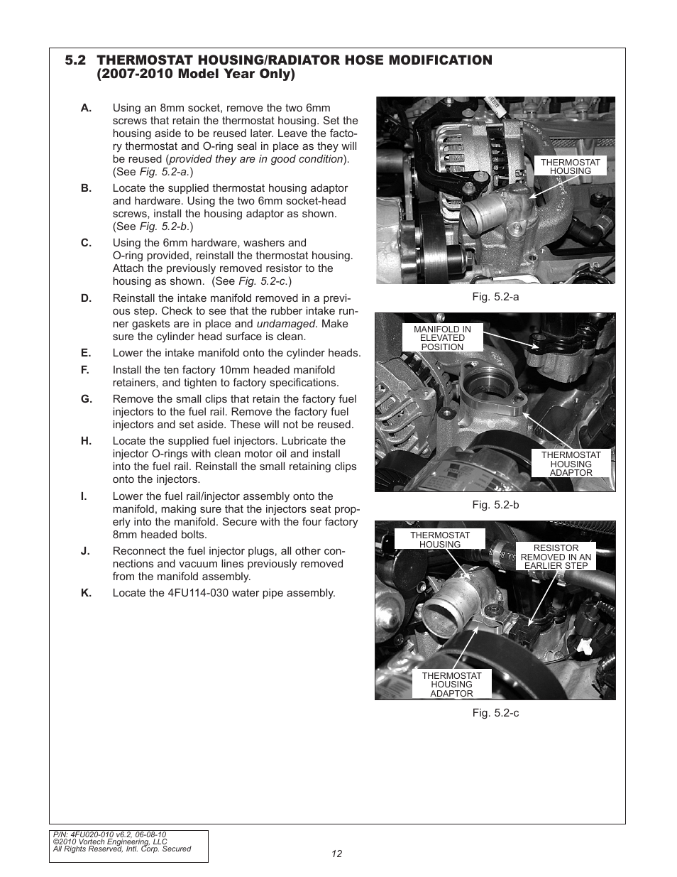 Vortech 2005-2010 Ford 4.6L 3v Mustang GT User Manual | Page 34 / 82