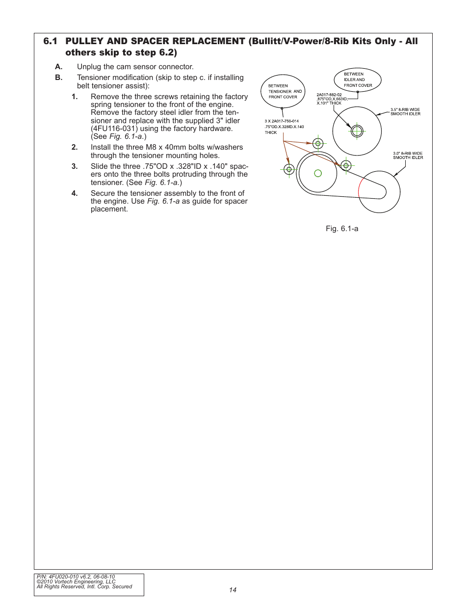 Vortech 2005-2010 Ford 4.6L 3v Mustang GT User Manual | Page 36 / 82