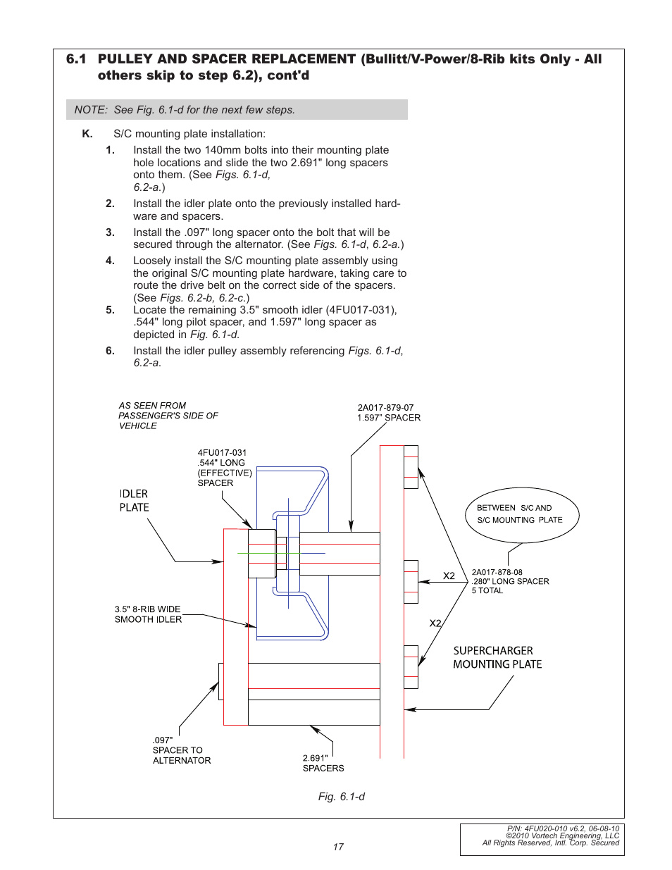Vortech 2005-2010 Ford 4.6L 3v Mustang GT User Manual | Page 39 / 82