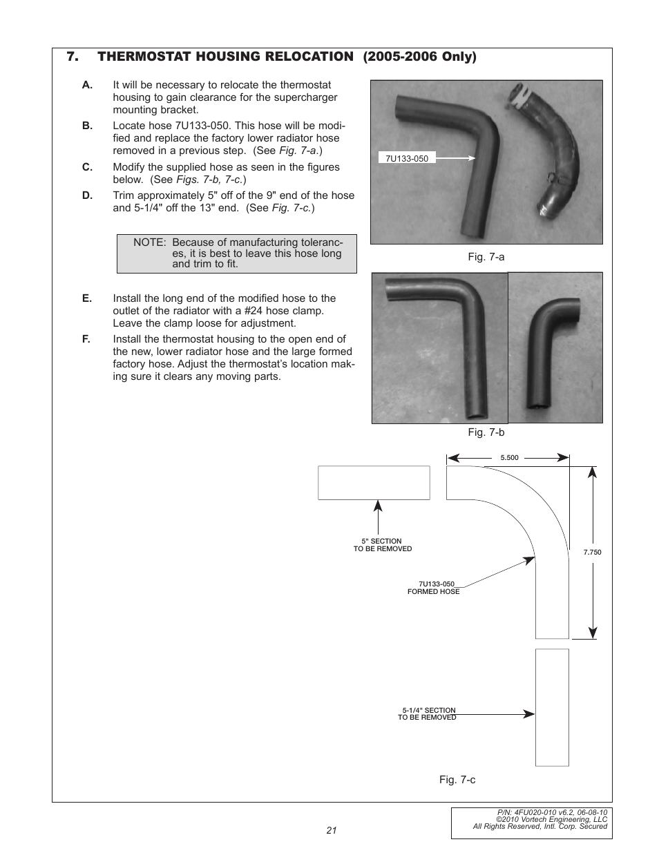 Vortech 2005-2010 Ford 4.6L 3v Mustang GT User Manual | Page 43 / 82