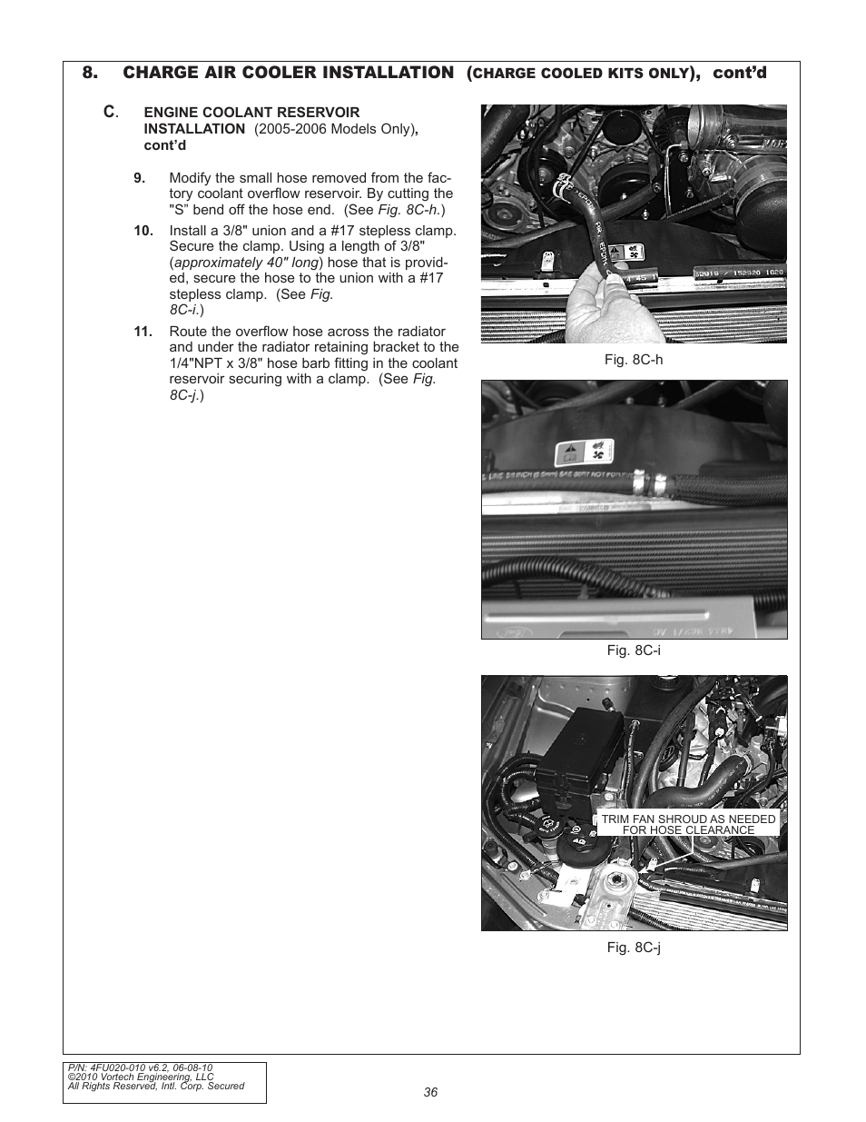 Vortech 2005-2010 Ford 4.6L 3v Mustang GT User Manual | Page 58 / 82