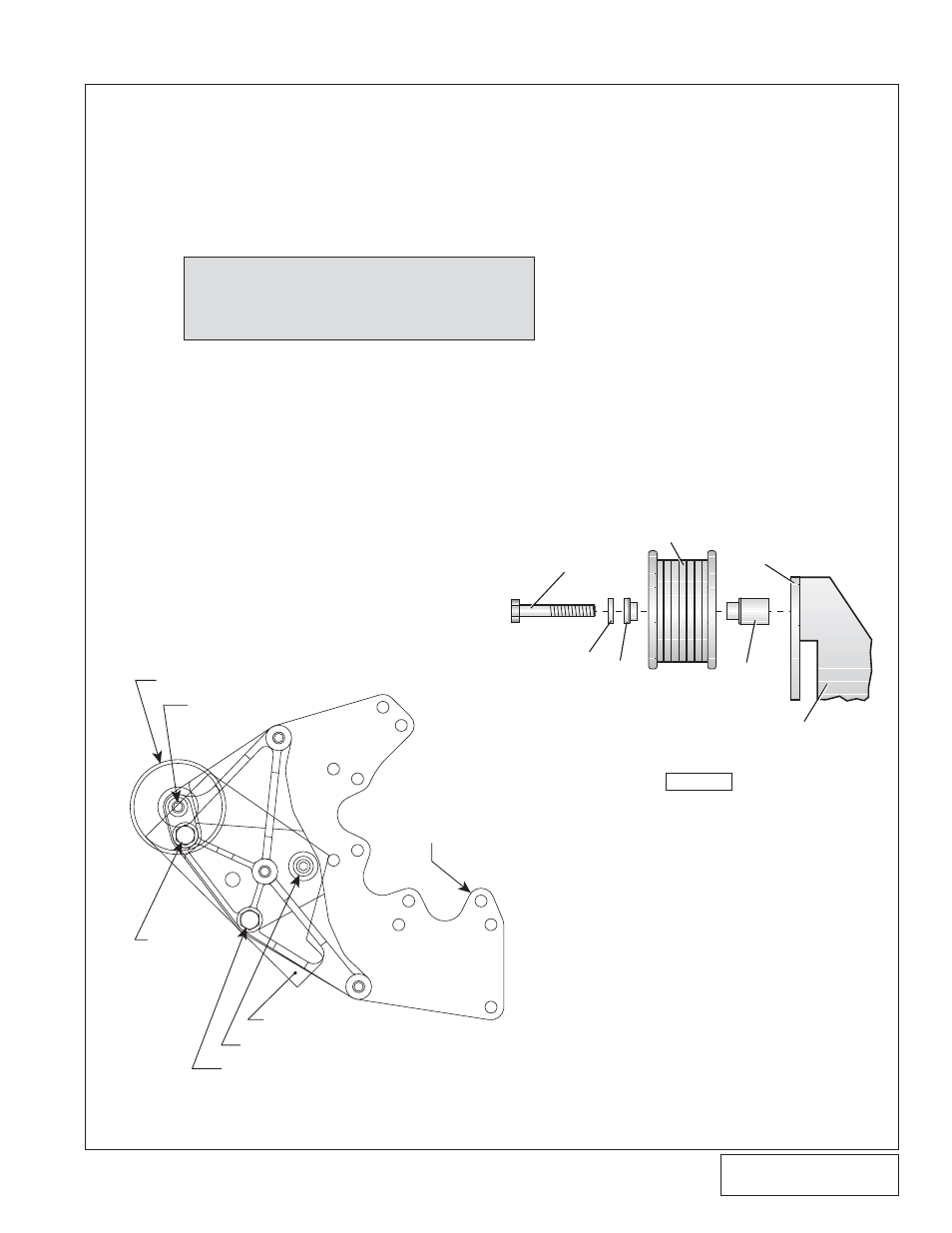 Main bracket assembly | Vortech Ford Driver's Side Renegade System User Manual | Page 9 / 14