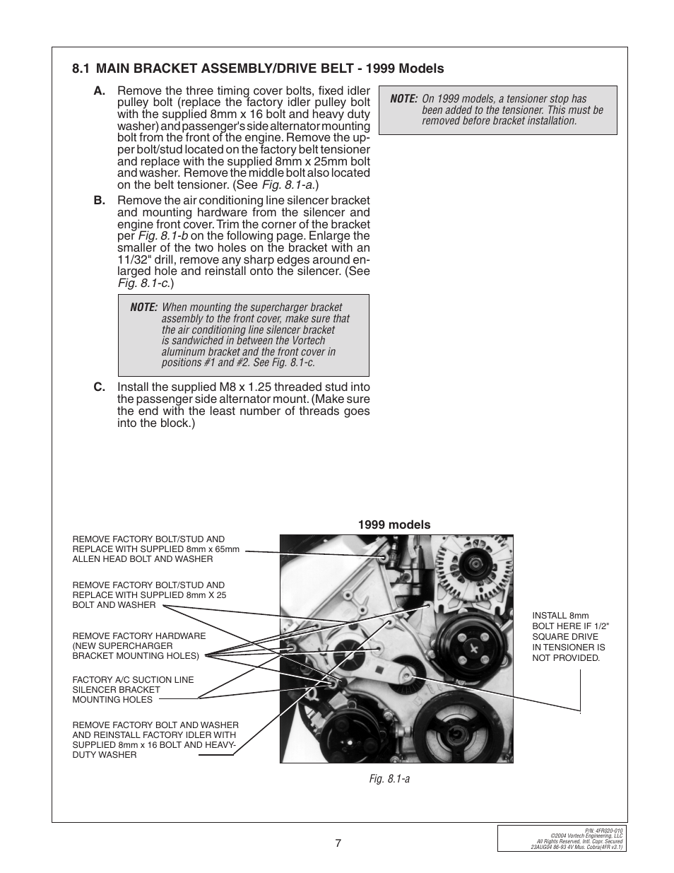 Vortech 2003-2004 Mustang Mach 1 User Manual | Page 19 / 42