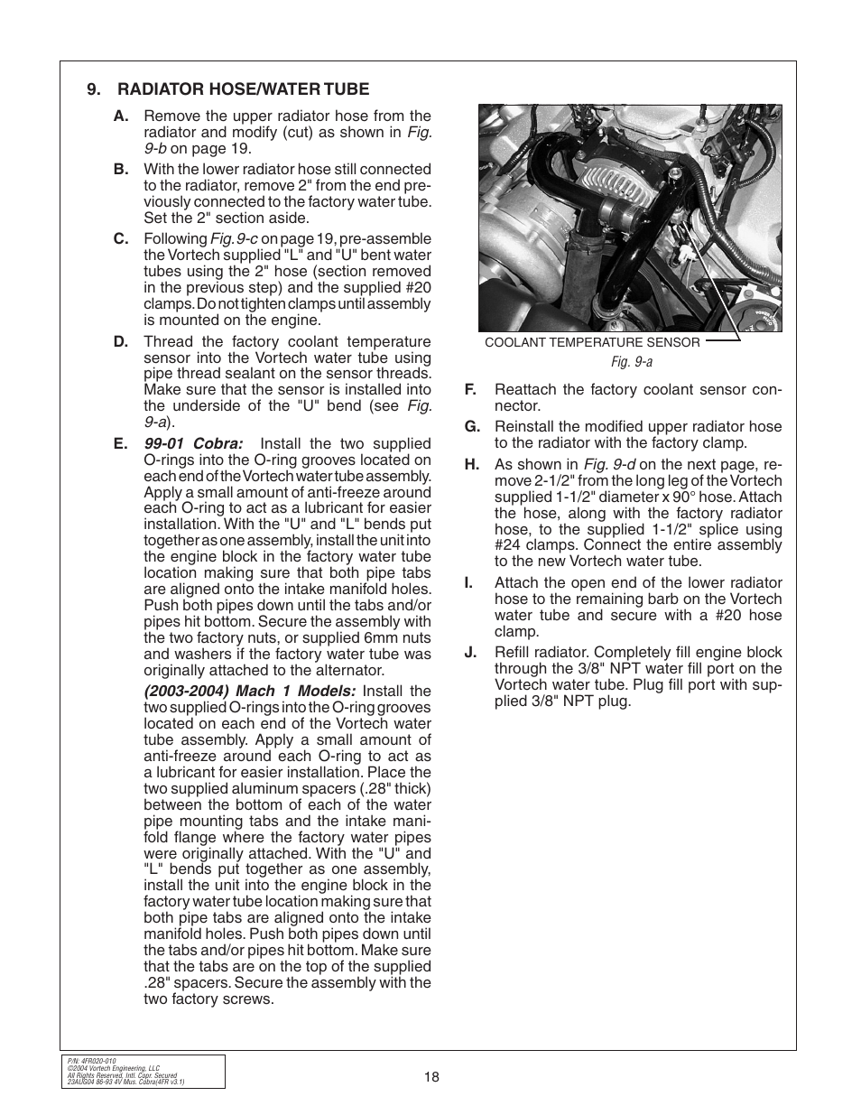 Vortech 2003-2004 Mustang Mach 1 User Manual | Page 30 / 42
