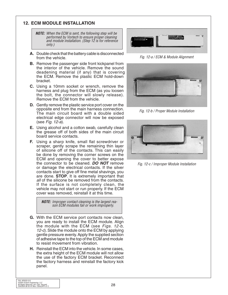 Vortech 2003-2004 Mustang Mach 1 User Manual | Page 40 / 42