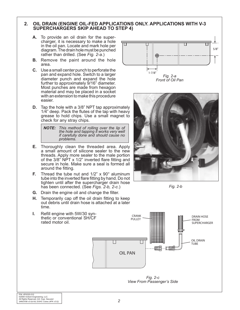 Vortech 1996-1998 Ford 4.6L Mustang Cobra User Manual | Page 12 / 32