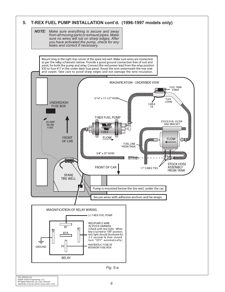 Vortech 1996-1998 Ford 4.6L Mustang Cobra User Manual | Page 16 / 32