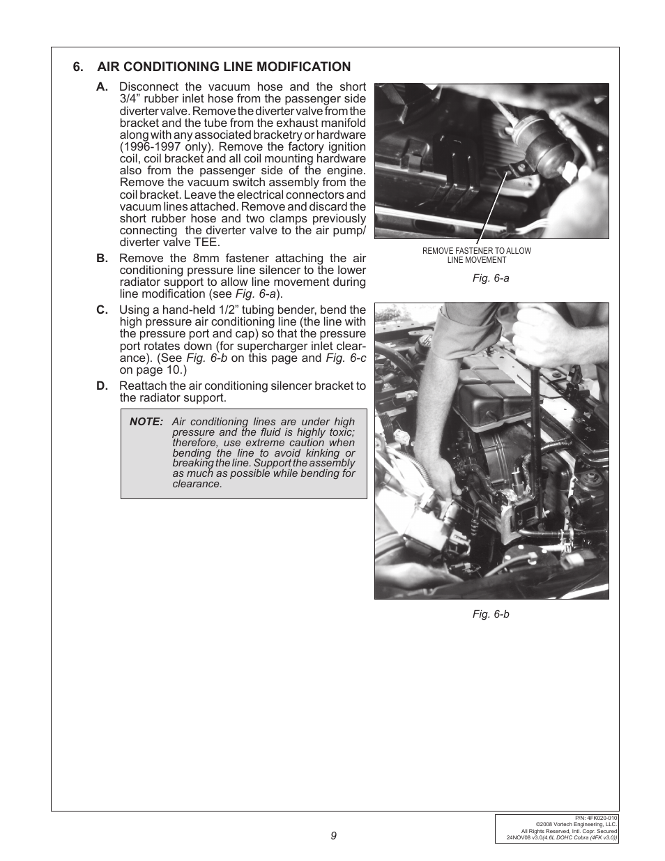 Vortech 1996-1998 Ford 4.6L Mustang Cobra User Manual | Page 19 / 32