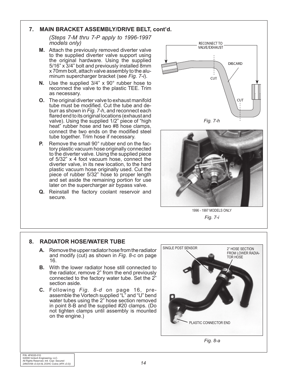 Vortech 1996-1998 Ford 4.6L Mustang Cobra User Manual | Page 24 / 32