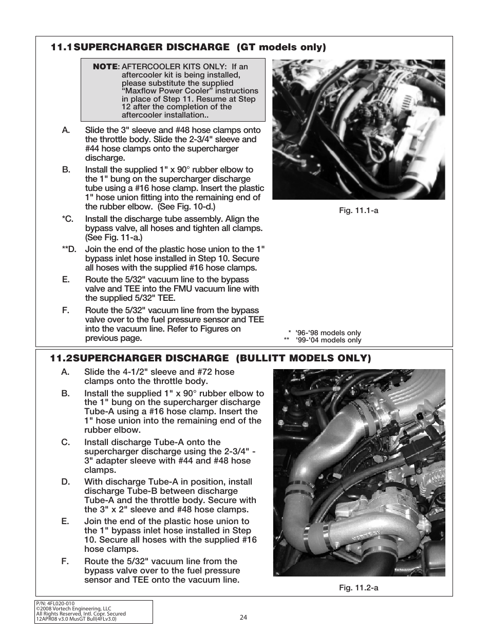 Vortech 1996-2004 Ford 4.6 Mustang GT User Manual | Page 35 / 39