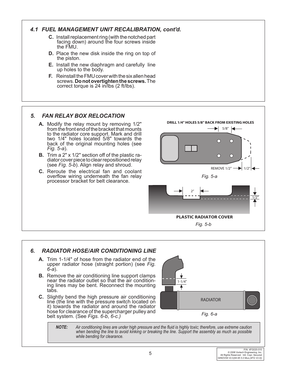 Vortech 1994-1995 Ford 5.0 Mustang User Manual | Page 13 / 24