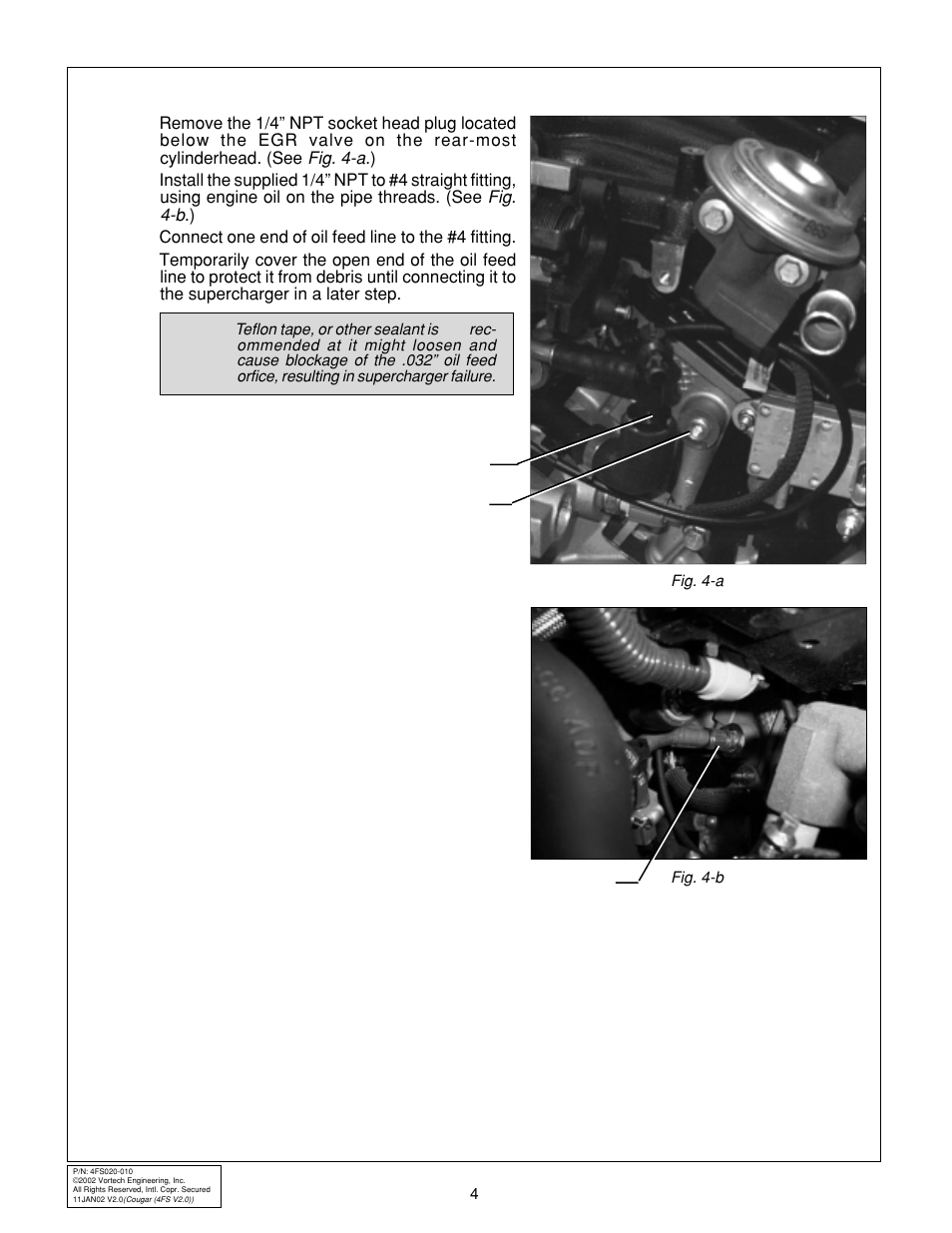 Vortech Ford SVT Contour/Mercury 2.5L V6 Cougar User Manual | Page 12 / 30