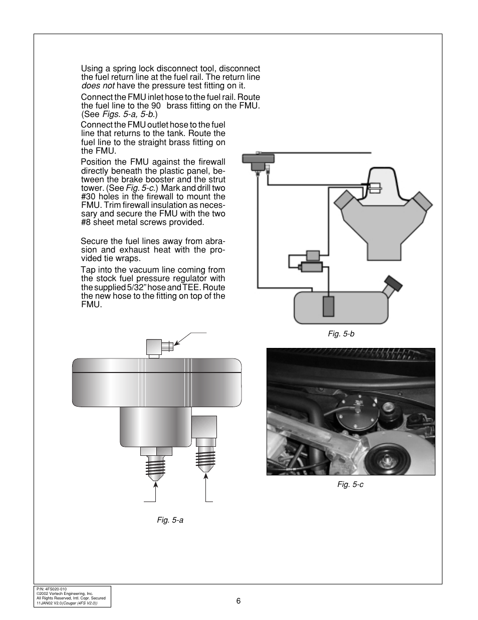 Vortech Ford SVT Contour/Mercury 2.5L V6 Cougar User Manual | Page 14 / 30