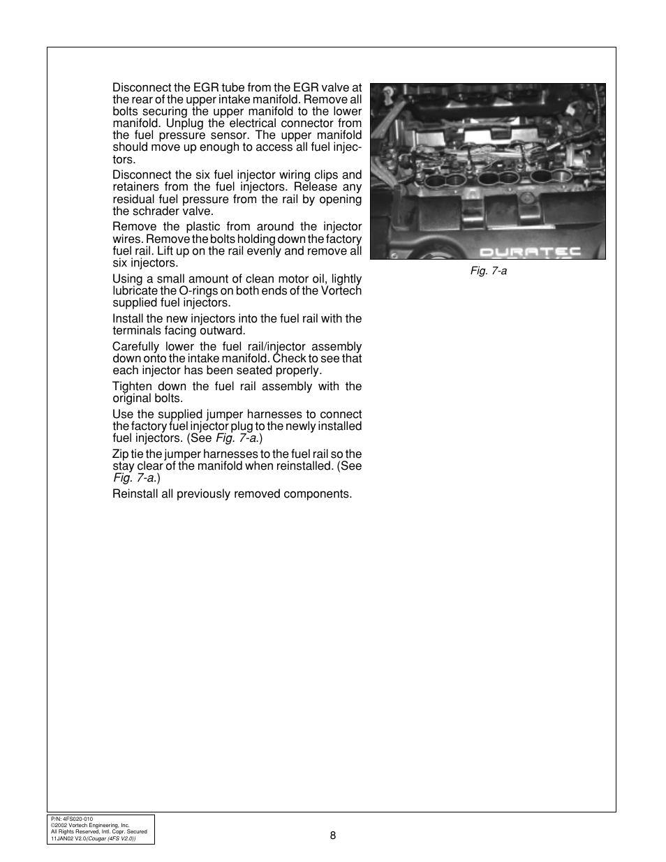 Vortech Ford SVT Contour/Mercury 2.5L V6 Cougar User Manual | Page 16 / 30