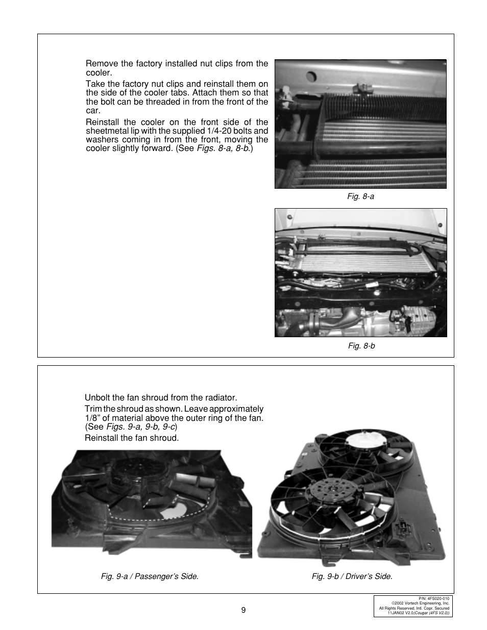 Vortech Ford SVT Contour/Mercury 2.5L V6 Cougar User Manual | Page 17 / 30