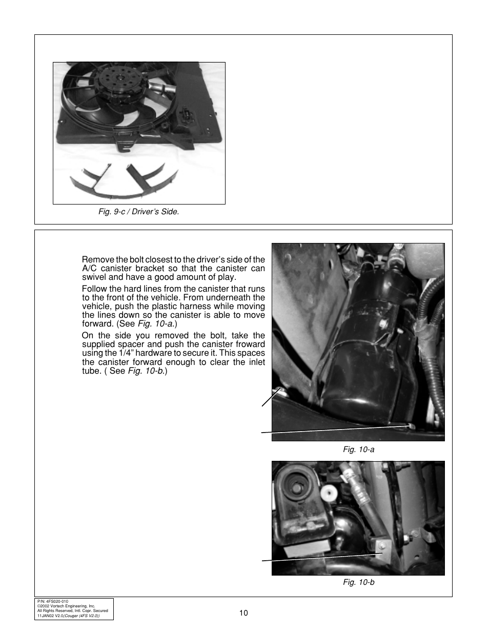 Vortech Ford SVT Contour/Mercury 2.5L V6 Cougar User Manual | Page 18 / 30