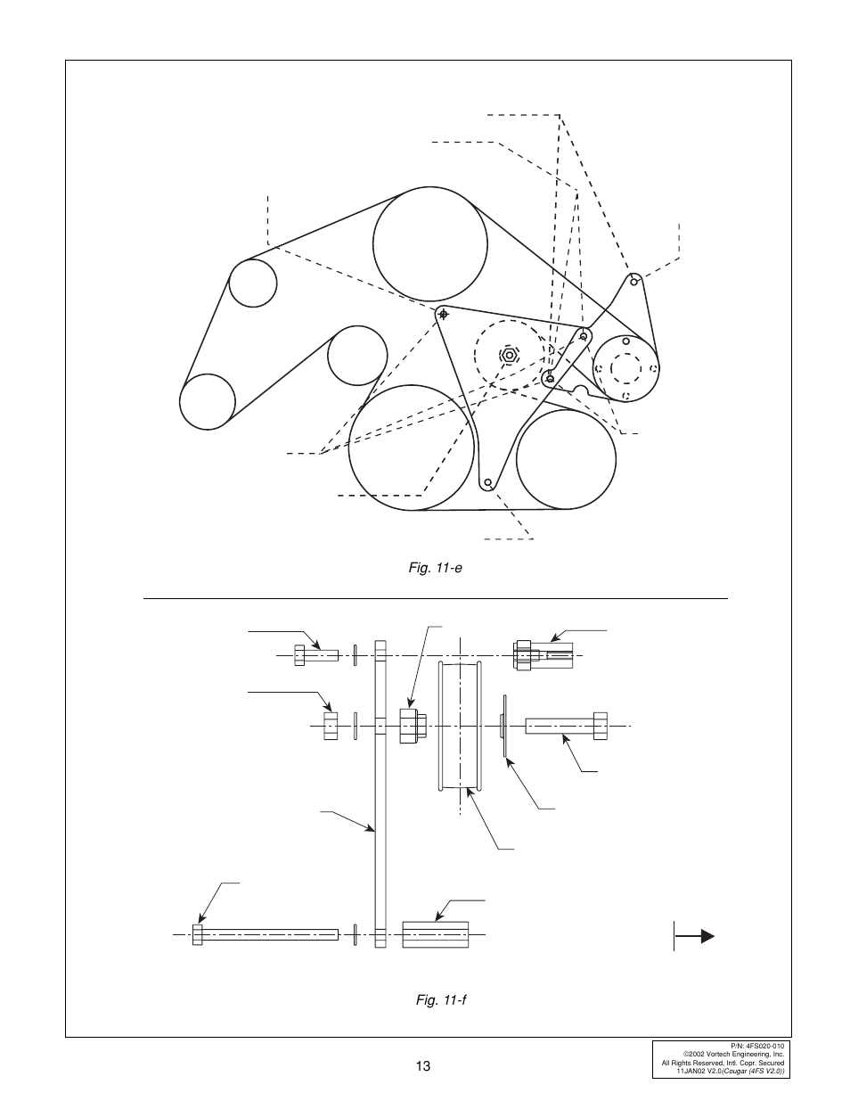 Main bracket assembly, cont’d | Vortech Ford SVT Contour/Mercury 2.5L V6 Cougar User Manual | Page 21 / 30