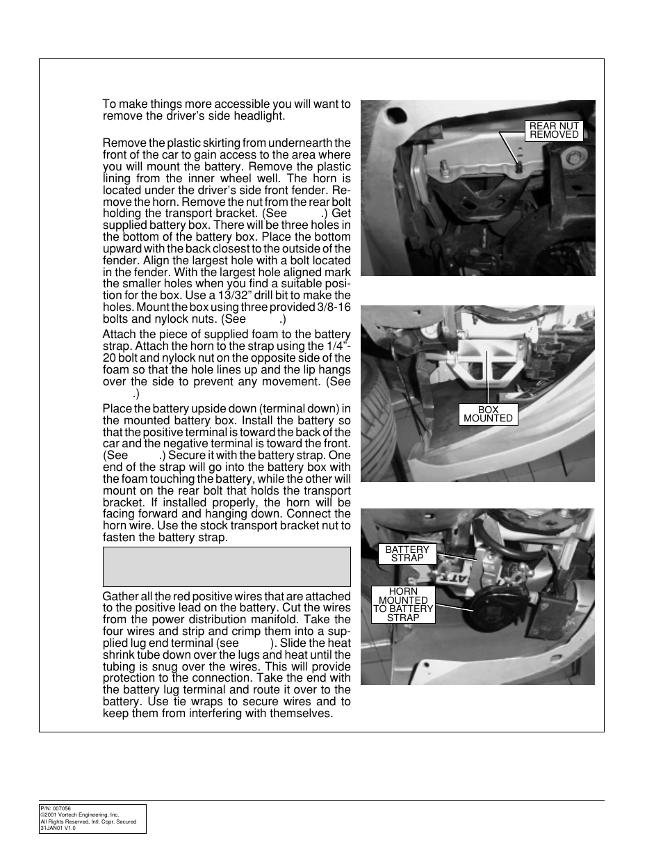 Vortech Ford SVT Contour/Mercury 2.5L V6 Cougar User Manual | Page 28 / 30