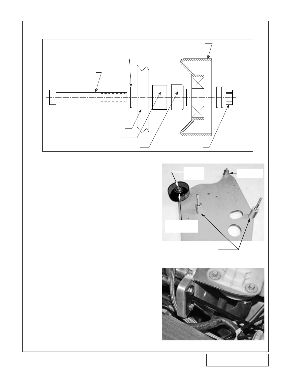Supercharger mounting pla, Supercharger mounting plate installation | Vortech 2004-2006 Ford 5.4L 3V F-150 User Manual | Page 13 / 22