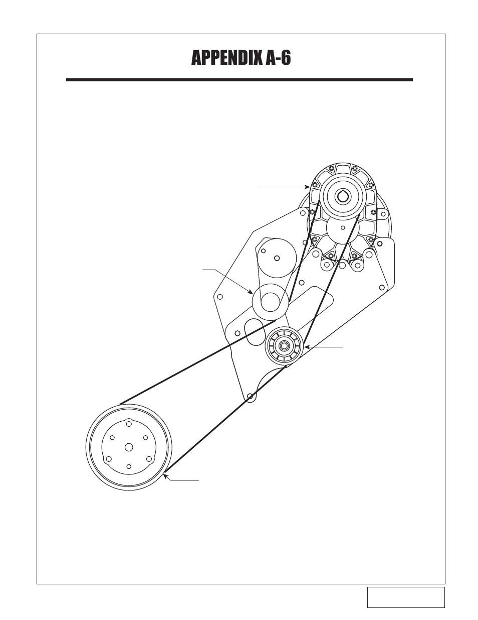 Appendix a-6, Belt routing diagram | Vortech 1999-2001 Ford 5.4L/6.8L Super Duty/SUV User Manual | Page 35 / 38