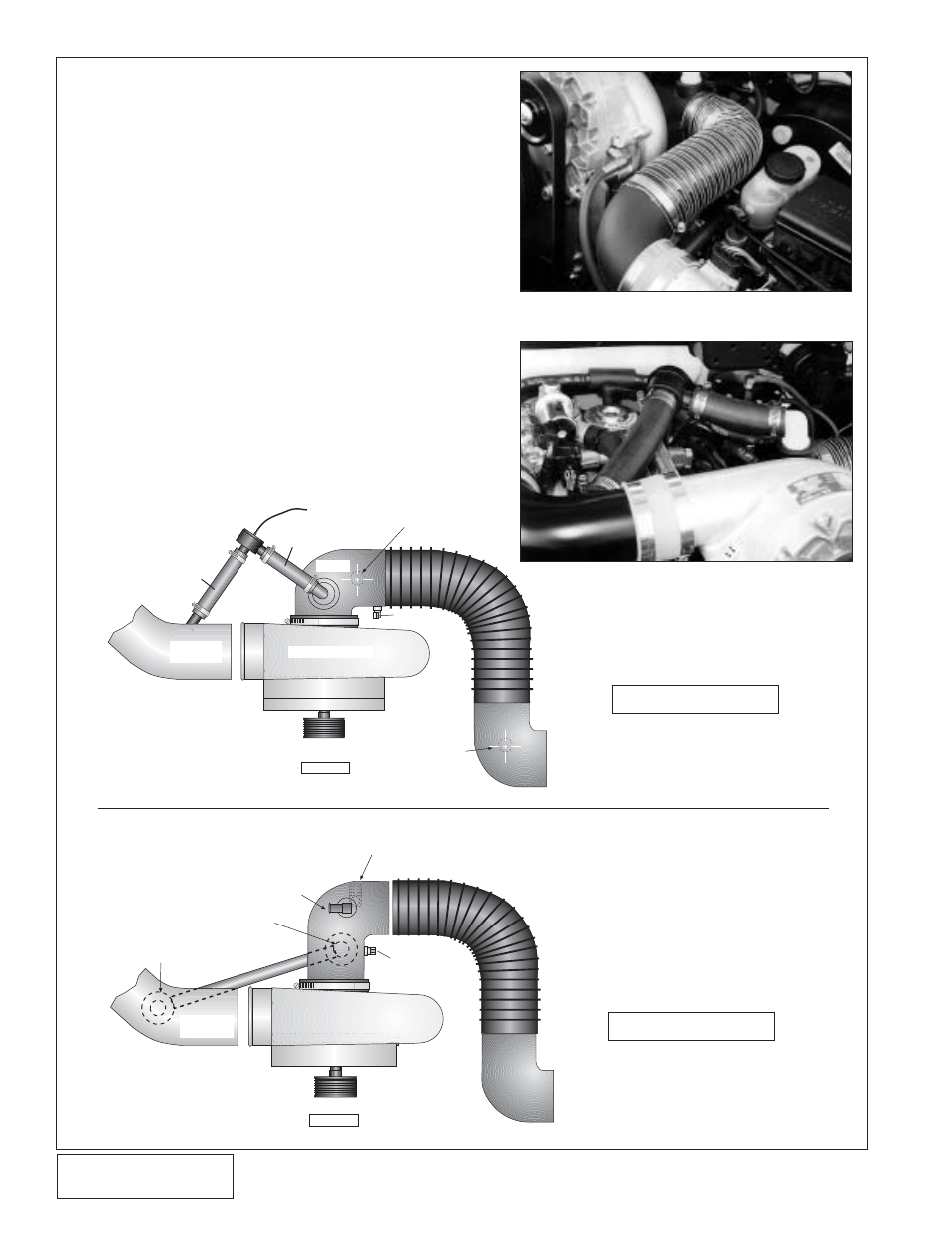 Air inlet/bypass assembly, cont'd, 4l models only 4.6l models only, 6l model shown | Vortech 1997-2001 Ford/Lincoln 4.6L/5.4L Truck/SUV User Manual | Page 26 / 28