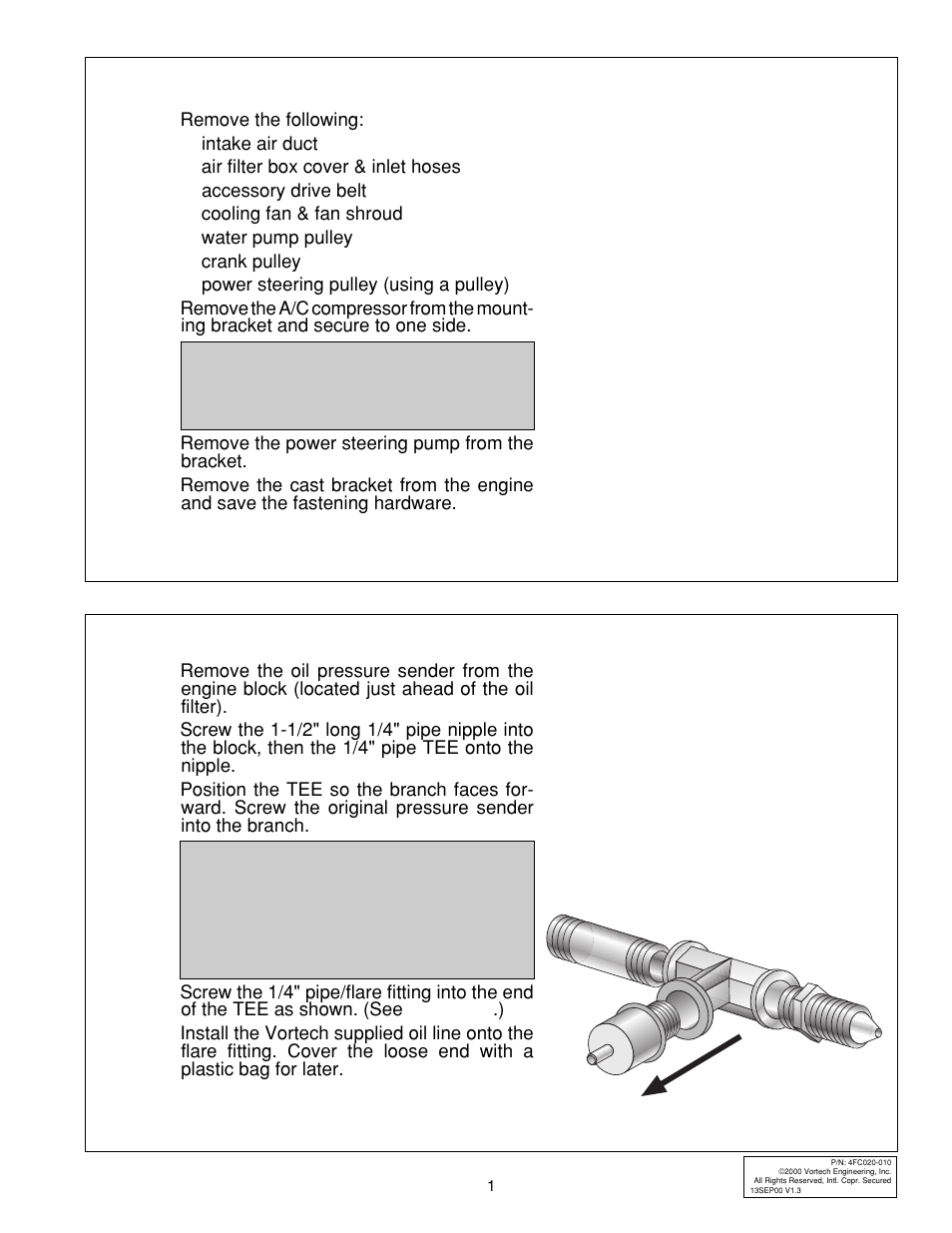 Front | Vortech 1987-1996 Ford 5.0L/5.8L Truck/SUV User Manual | Page 11 / 24