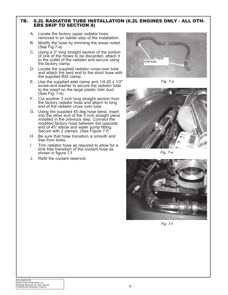 Vortech GM 5.3L/6.2L Light Truck/SUV - 2007-2008 User Manual | Page 18 / 40