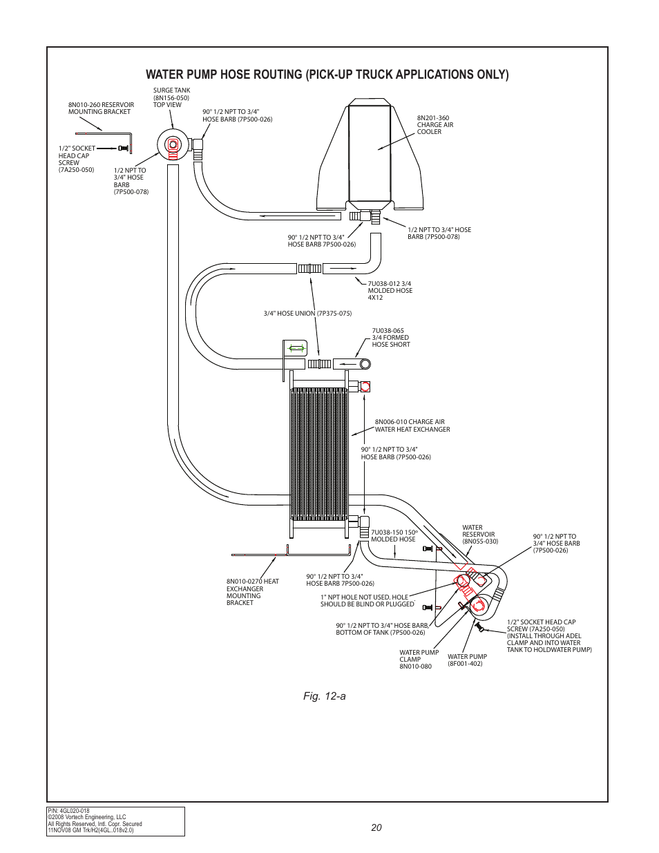 Fig. 12-a | Vortech GM 5.3L/6.2L Light Truck/SUV - 2007-2008 User Manual | Page 30 / 40