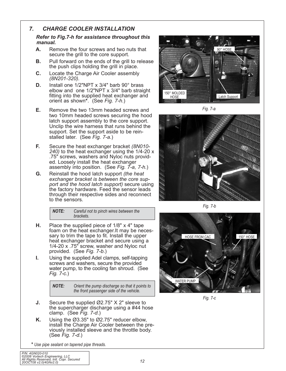 Vortech H3 I-5 Hummer - 2006-2008 User Manual | Page 20 / 32
